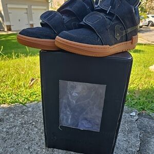 Men's Black Sneakers with Tan Soles